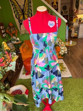 GAP Floral Midi Sundress in Blue, Pink, Green